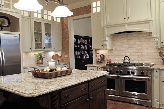 Texas Traditional White Kitchen 