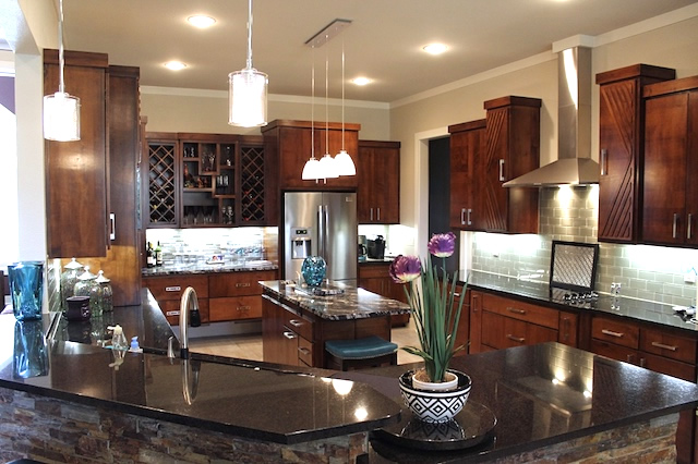 Contemporary Texas Custom Home Kitchen 04 