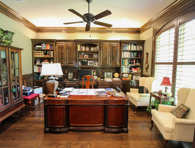 Texas Home Design and Home Decorating Idea Center: Home Office, Study and  Library