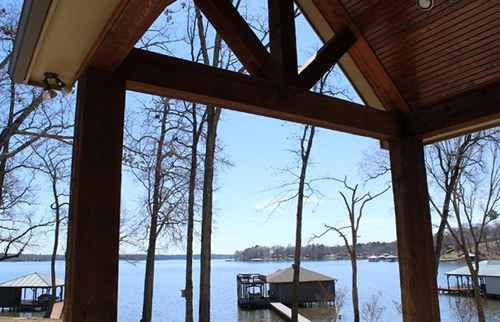 Lakefront home on Lake Tyler, by Trent Williams Construction